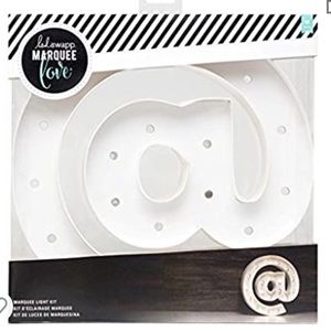 “@“ Symbol Marquee Sign